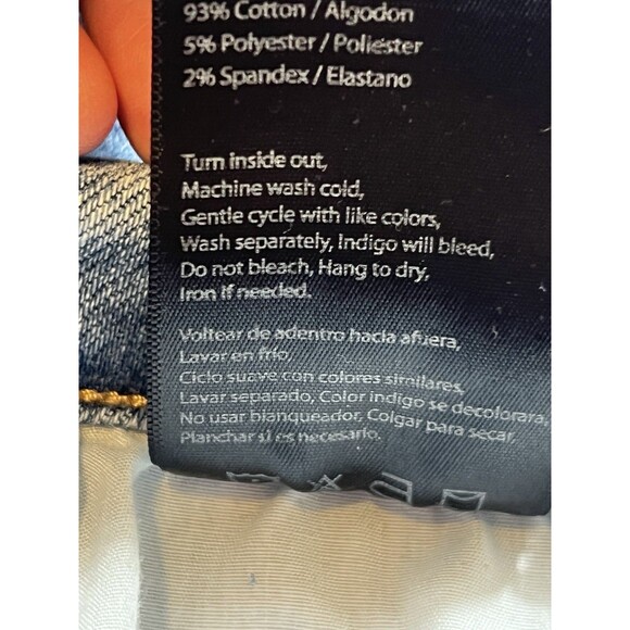 Wild Oak Risen Jeans Womens 13 Blue High Rise Wide Leg Light Wash Distressed - Picture 10 of 11